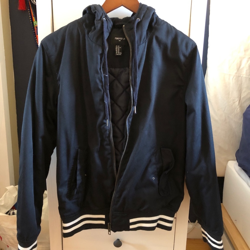 Jacket with hoodie